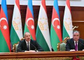 Azərbaycan və Tacikistan prezidentləri mətbuata bəyanatlarla çıxış edirlər