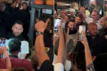 Argentinada Messi izdihamı: Yüzlərlə insan onu görmək üçün toplaşdı - Video