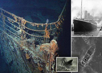 “Titanik” gəmisinin qalıqları ilk dəfə tam ölçüdə görüntüləndi - Foto, Vİdeo