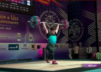 Azərbaycan ağırlıqqaldıranı Avropa birinciliyində gümüş medal qazanıb - Foto