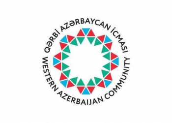 Qərbi Azərbaycan İcması Ermənistanı monoetniklik siyasətindən əl çəkməyə çağırıb